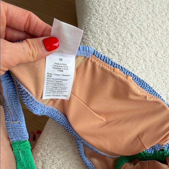 J Crew Green and Blue Bikini Set - Picture 2 of 3